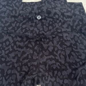 Lululemon Black Patterned Leggings